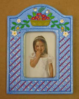 Mexican Ceramic Hand Painted Picture Frames